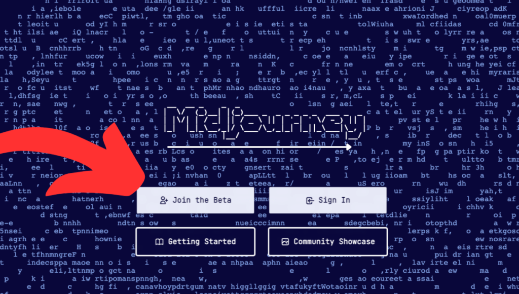 Midjourney join Beta section