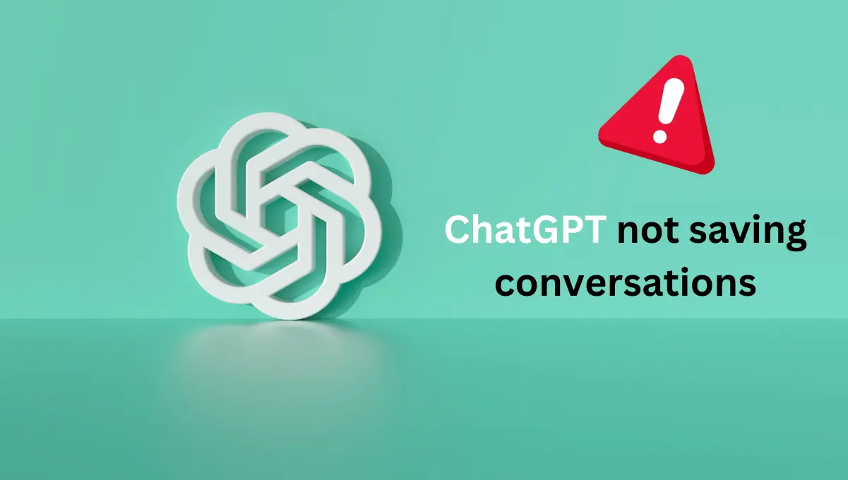 chatgpt not saving conversations