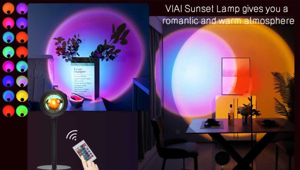 VI AI Sunset Projection Lamp