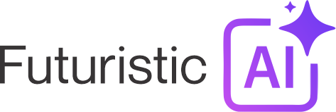 futuristic ai logo