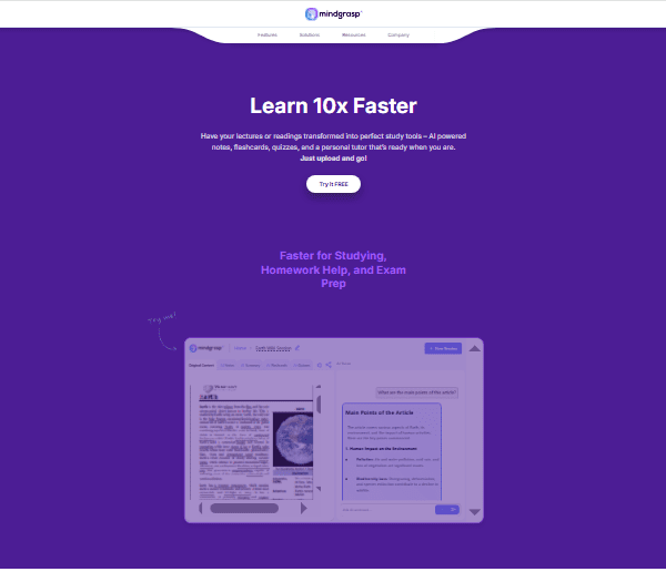 Mindgrasp AI for Data Analysis