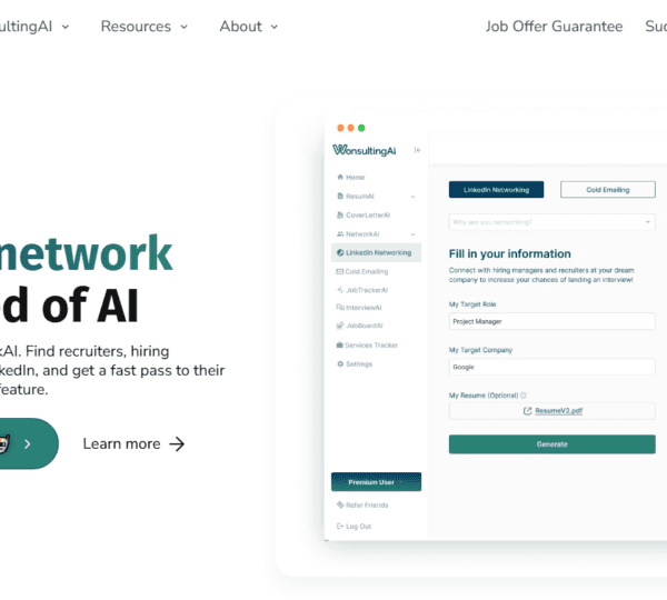 NetworkAI: Perfect for LinkedIn Networking and Job Search