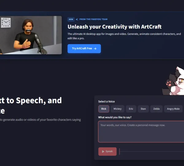 FakeYou AI Voice Cloning & Celebrity Voice Generator