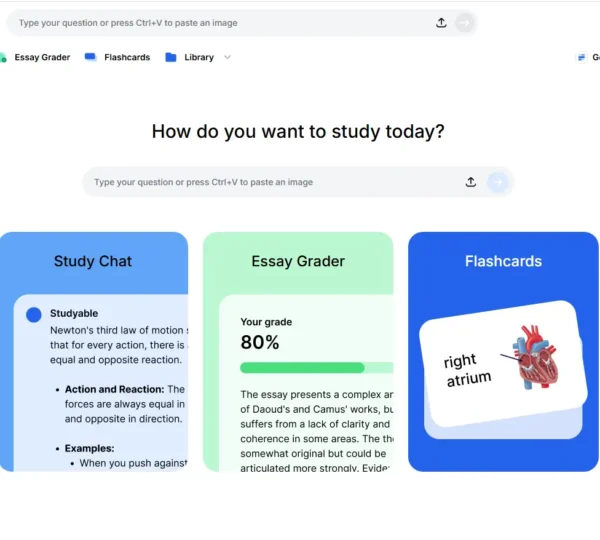Studyable AI Study, Homework & Learning Tool for Students