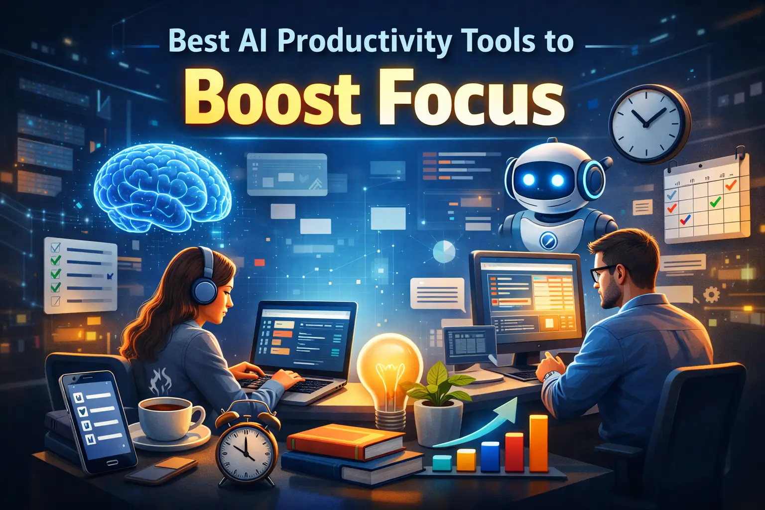 Best AI Productivity Tools to Boost Focus