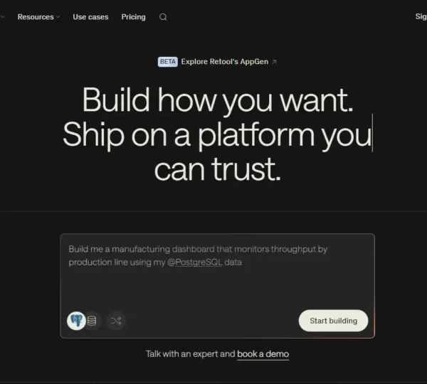 Retool AI: Build Internal Apps with AI-Powered Workflows